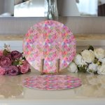 - Supla2li-3177-Gorsel3 - Realhomes  Realhomes Ogea Pudra Zeminli Özel Tasarım Modern 2'li Yuvarlak Servis Altlığı - Supla Realhomes