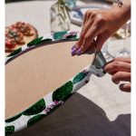 - Supla2li-3198-Gorsel4 - Realhomes Realhomes Kaktüs Desenli Watercolor Renkli Modern 2'li Yuvarlak Servis Altlığı - Supla Realhomes