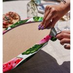 Realhomes Yaz Meyveleri Watercolor Serisi Modern 2'li Yuvarlak Servis Altlığı - Supla Realhomes