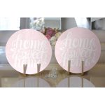 - Supla2li-324-Gorsel2 - Realhomes Realhomes Home Sweet Home Dijital Baskılı Modern 2'li Yuvarlak Servis Altlığı - Supla Realhomes