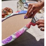 - Supla2li-3240-Gorsel4 - Realhomes Realhomes Gri Zigzag Desenli Ananaslar Modern 2'li Yuvarlak Servis Altlığı - Supla Realhomes