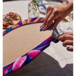 - Supla2li-3262-Gorsel4 - Realhomes Realhomes Mavi Zeminli Yapraklar Özel Tasarımlı Modern 2'li Yuvarlak Servis Altlığı - Supla Realhomes