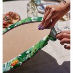 Realhomes Tropikal Orman Tasarımlı Dijital Baskılı Modern 2'li Yuvarlak Servis Altlığı - Supla Realhomes