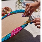 - Supla2li-3284-Gorsel4 - Realhomes Realhomes Mavi Zemini Popart Girl Desenli Modern 2'li Yuvarlak Servis Altlığı - Supla Realhomes