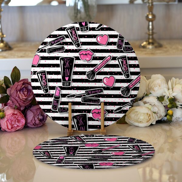 - Supla2li-3286-Gorsel1 - Realhomes  Realhomes Bohemian Özel Tasarım Modern 2'li Yuvarlak Servis Altlığı - Supla Realhomes