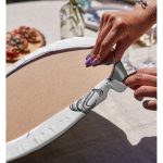 - Supla2li-3296-Gorsel4 - Realhomes Realhomes Renkli Şapka Tasarımlı Dijital Baskılı Modern 2'li Yuvarlak Servis Altlığı - Supla Realhomes