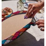 Realhomes Geometrik Etnik Desenli Özel Tasarım Modern 2'li Yuvarlak Servis Altlığı - Supla Realhomes