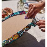 Realhomes Mozaik Desenli Özel Tasarım Modern 2'li Yuvarlak Servis Altlığı - Supla Realhomes