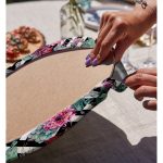 - Supla2li-3319-Gorsel4 - Realhomes  Realhomes Geometrik Zeminde Çiçek ve Kaktüsler Özel Tasarım Modern 2'li Yuvarlak Servis Altlığı - Supla Realhomes