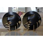 - Supla2li-3332-Gorsel2 - Realhomes Realhomes African Gold Kadın Özel Tasarımlı Modern 2'li Yuvarlak Servis Altlığı - Supla Realhomes