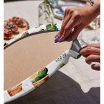 - Supla2li-3342-Gorsel4 - Realhomes  Realhomes Saksıda Sevimli Kaktüsler Tasarımlı Modern 2'li Yuvarlak Servis Altlığı - Supla Realhomes