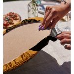 - Supla2li-3347-Gorsel4 - Realhomes  Realhomes African Etnik Tasarım Dijital Baskılı Modern 2'li Yuvarlak Servis Altlığı - Supla Realhomes