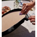 - Supla2li-3348-Gorsel4 - Realhomes  Realhomes Siyahi Kadın Özel Tasarımlı Modern 2'li Yuvarlak Servis Altlığı - Supla Realhomes