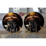 - Supla2li-3349-Gorsel2 - Realhomes  Realhomes Gold Siyahı Kadın Özel Tasarımlı Modern 2'li Yuvarlak Servis Altlığı - Supla Realhomes