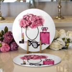 Realhomes Coco Shopping Tasarımlı Dijital Baskılı Modern 2'li Yuvarlak Servis Altlığı - Supla Realhomes