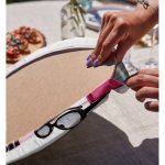 Realhomes Coco Shopping Tasarımlı Dijital Baskılı Modern 2'li Yuvarlak Servis Altlığı - Supla Realhomes