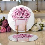 - Supla2li-3354-Gorsel1 - Realhomes  Realhomes Coco Parfüm Tasarımlı Dijital Baskılı Modern 2'li Yuvarlak Servis Altlığı - Supla Realhomes