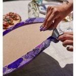 - Supla2li-3390-Gorsel4 - Realhomes  Realhomes Mor Renkli Ogea Desenli Özel Tasarım Modern 2'li Yuvarlak Servis Altlığı - Supla Realhomes