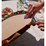 Realhomes African Woman Çizimli Dijital Baskılı Modern 2'li Yuvarlak Servis Altlığı - Supla Realhomes