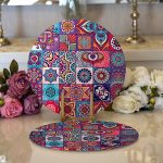 - Supla2li-3421-Gorsel1 - Realhomes Realhomes Özel Seri Dijital Baskılı Modern 2'li Yuvarlak Servis Altlığı - Supla Realhomes