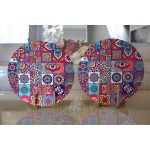 - Supla2li-3421-Gorsel2 - Realhomes Realhomes Özel Seri Dijital Baskılı Modern 2'li Yuvarlak Servis Altlığı - Supla Realhomes