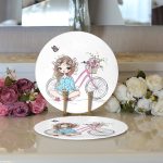 - Supla2li-3465-Gorsel3 - Realhomes Realhomes Özel Tasarım Dijital Baskılı Modern 2'li Yuvarlak Servis Altlığı - Supla Realhomes