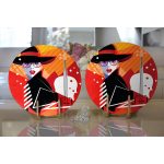 - Supla2li-3516-Gorsel2 - Realhomes Realhomes Fashion Women Özel Tasarımlı Dijital Baskılı 2'li Yuvarlak Servis Altlığı - Supla Realhomes