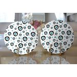 Realhomes Özel Tasarım Dijital Baskılı Modern 2'li Yuvarlak Servis Altlığı - Supla Realhomes