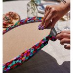 Realhomes Özel Tasarım Dijital Baskılı Modern 2'li Yuvarlak Servis Altlığı - Supla Realhomes