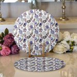 - Supla2li-3552-Gorsel1 - Realhomes Realhomes Özel Tasarım Dijital Baskılı Modern 2'li Yuvarlak Servis Altlığı - Supla Realhomes