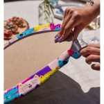 Realhomes Renkli Kedicikler Çocuk Odası Özel Tasarım Modern 2'li Yuvarlak Servis Altlığı - Supla Realhomes