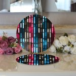 - Supla2li-3626-Gorsel3 - Realhomes  Realhomes Özel Tasarım Dijital Baskılı Modern 2'li Yuvarlak Servis Altlığı - Supla Realhomes