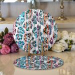 - Supla2li-3629-Gorsel1 - Realhomes Realhomes Özel Tasarım Dijital Baskılı Modern 2'li Yuvarlak Servis Altlığı - Supla Realhomes