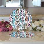 - Supla2li-3629-Gorsel3 - Realhomes Realhomes Özel Tasarım Dijital Baskılı Modern 2'li Yuvarlak Servis Altlığı - Supla Realhomes