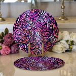 - Supla2li-3635-Gorsel1 - Realhomes Realhomes Exclusive Dijital Baskılı Modern 2'li Yuvarlak Servis Altlığı - Supla Realhomes