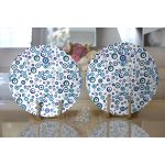 - Supla2li-3706-Gorsel2 - Realhomes Realhomes Nazar Boncuğu Motifli Dijital Baskılı Modern 2'li Yuvarlak Servis Altlığı - Supla Realhomes