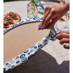 - Supla2li-3706-Gorsel4 - Realhomes Realhomes Nazar Boncuğu Motifli Dijital Baskılı Modern 2'li Yuvarlak Servis Altlığı - Supla Realhomes