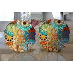 - Supla2li-3721-Gorsel2 - Realhomes Realhomes Özel Tasarım Dijital Baskılı Modern 2'li Yuvarlak Servis Altlığı - Supla Realhomes