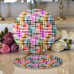 - Supla2li-3735-Gorsel1 - Realhomes Realhomes Spring Özel Tasarım Dijital Baskılı Modern 2'li Yuvarlak Servis Altlığı - Supla Realhomes