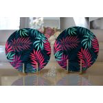 - Supla2li-3812-Gorsel2 - Realhomes Realhomes Özel Tasarım Dijital Baskılı Modern 2'li Yuvarlak Servis Altlığı - Supla Realhomes