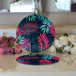 - Supla2li-3812-Gorsel3 - Realhomes Realhomes Özel Tasarım Dijital Baskılı Modern 2'li Yuvarlak Servis Altlığı - Supla Realhomes