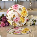 - Supla2li-3814-Gorsel1 - Realhomes Realhomes Özel Tasarım Dijital Baskılı Modern 2'li Yuvarlak Servis Altlığı - Supla Realhomes