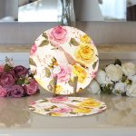 - Supla2li-3814-Gorsel3 - Realhomes Realhomes Özel Tasarım Dijital Baskılı Modern 2'li Yuvarlak Servis Altlığı - Supla Realhomes