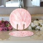 - Supla2li-3822-Gorsel3 - Realhomes Realhomes Özel Tasarım Dijital Baskılı Modern 2'li Yuvarlak Servis Altlığı - Supla Realhomes