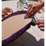 Realhomes Mürdüm Büyüsü Dijital Baskılı Modern 2'li Yuvarlak Servis Altlığı - Supla Realhomes