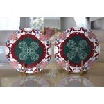 Realhomes Özel Tasarım Dijital Baskılı 2'li Yuvarlak Servis Altlığı - Supla Realhomes