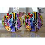 - Supla2li-3899-Gorsel2 - Realhomes Realhomes Özel Tasarım Dijital Baskılı Modern 2'li Yuvarlak Servis Altlığı - Supla Realhomes