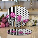 - Supla2li-3902-Gorsel1 - Realhomes  Realhomes Özel Tasarım Dijital Baskılı Modern 2'li Yuvarlak Servis Altlığı - Supla Realhomes