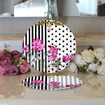 - Supla2li-3902-Gorsel3 - Realhomes  Realhomes Özel Tasarım Dijital Baskılı Modern 2'li Yuvarlak Servis Altlığı - Supla Realhomes