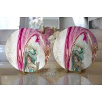 - Supla2li-3911-Gorsel2 - Realhomes  Realhomes Sulu Boya Desenli Özel Tasarım Dijital Baskılı Modern 2'li Yuvarlak Servis Altlığı - Supla Realhomes